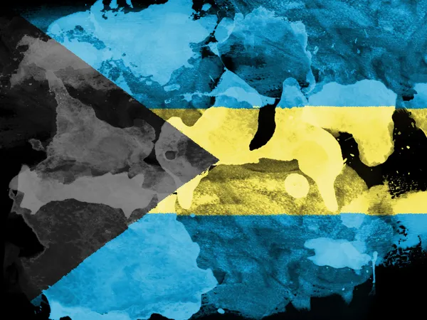 La bandera de Bahamas —  Fotos de Stock