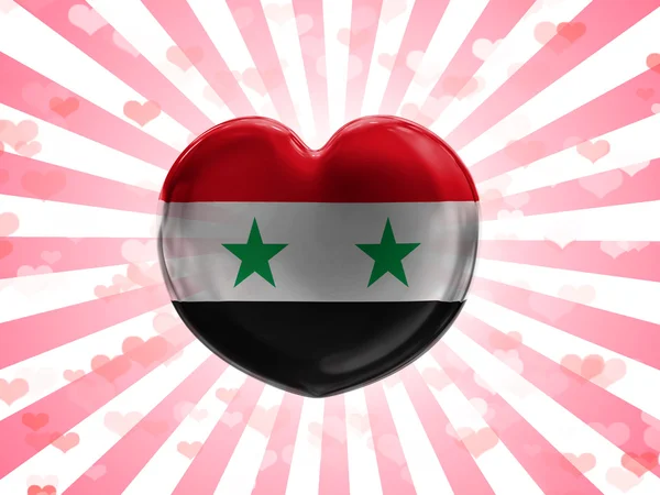 Le drapeau syrien — Photo