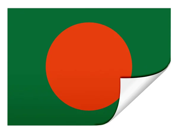De vlag van bangladesh — Stockfoto