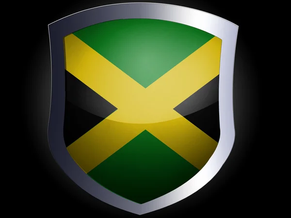 Jamaica vlag — Stockfoto