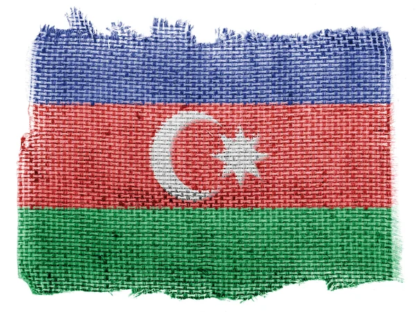 The Azerbaijani flag — Stock Photo, Image