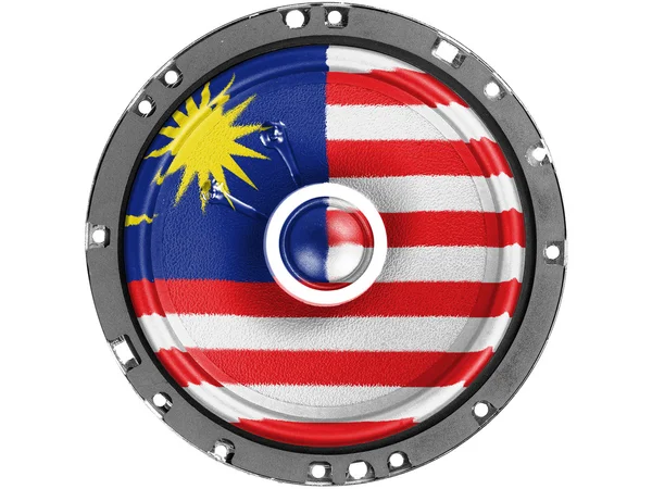 Flaga Malezji — Zdjęcie stockowe