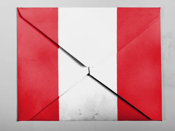 The Peru flag — Stock Photo, Image