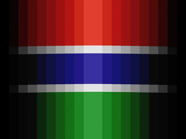 A gambiai zászló — Stock Fotó