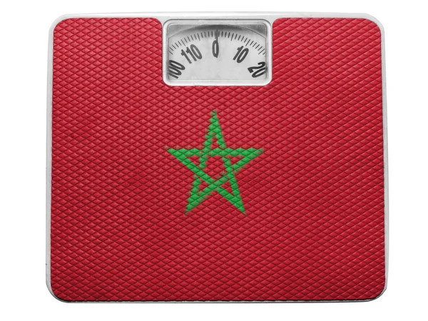 Die marokkanische Flagge — Stockfoto