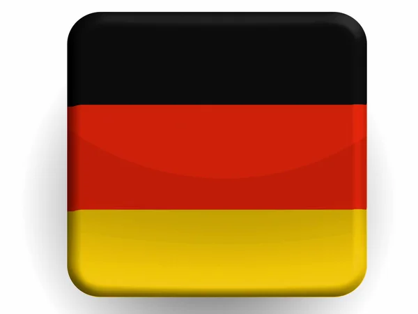 Die deutsche Fahne — Stockfoto