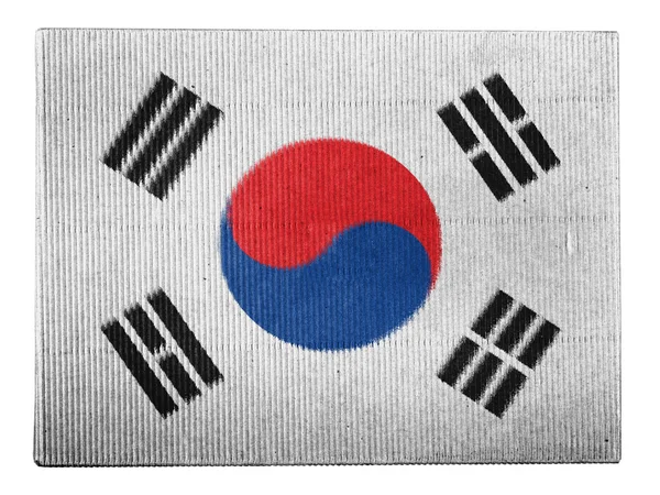 De Zuid-Koreaanse vlag — Stockfoto