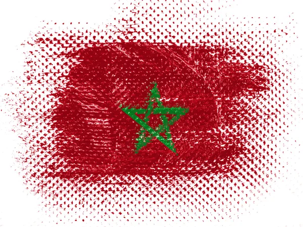 The Moroccan flag — Stock Photo, Image