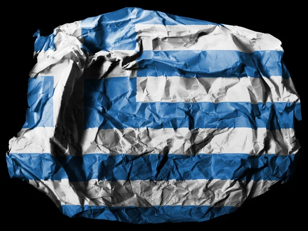 A görög zászló — Stock Fotó