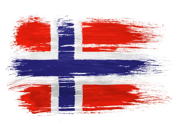 A norvég zászlót Jogdíjmentes Stock Képek