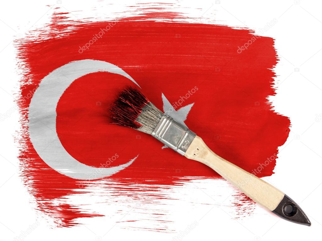 The Turkish flag