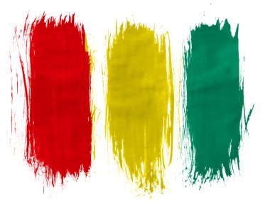 The Guinean flag clipart