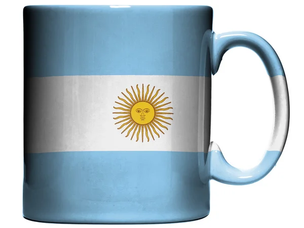 Die argentinische Flagge — Stockfoto