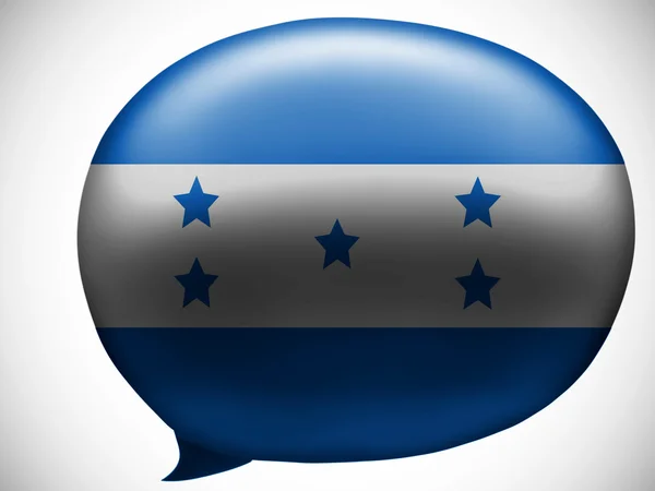 The Honduran flag — Stock Photo, Image