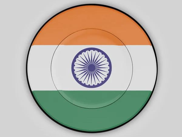 The Indian flag — Stock Photo, Image