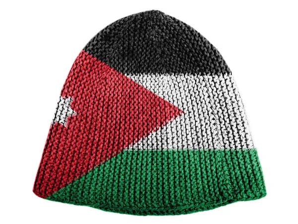 Jordaniens flagga — Stockfoto