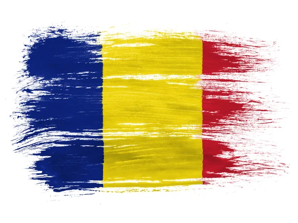 The Romania flag — Stock Photo, Image