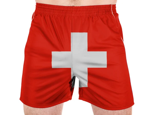 Schweiz flagga — Stockfoto