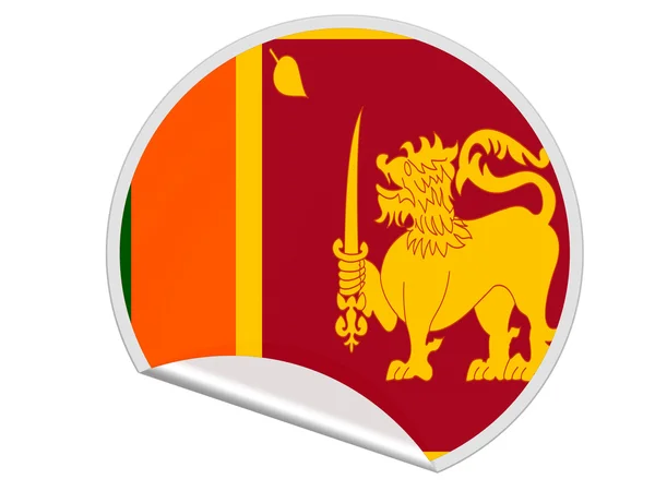 斯里兰卡国旗 — 图库照片