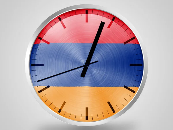 Az örmény zászló — Stock Fotó