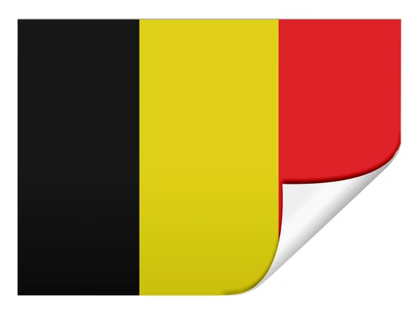 De Belgische vlag — Stockfoto