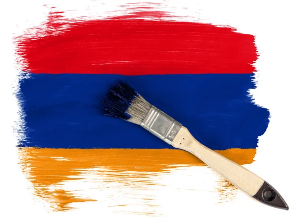 La bandera armenia —  Fotos de Stock