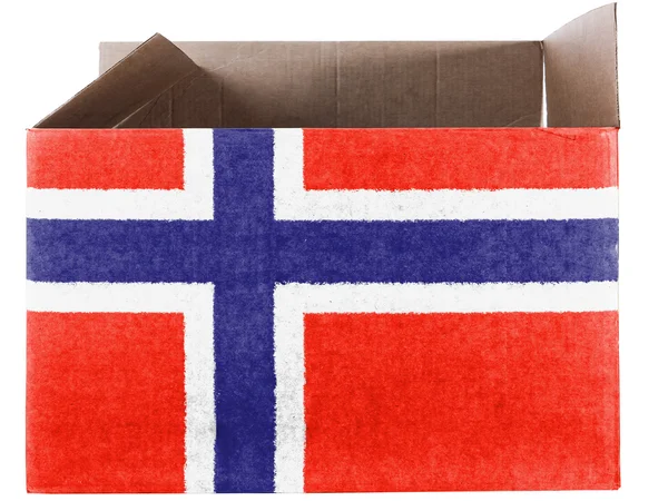 Flagę Norwegii — Zdjęcie stockowe