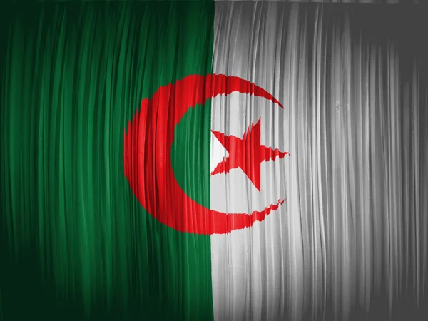Le drapeau algérien — Photo