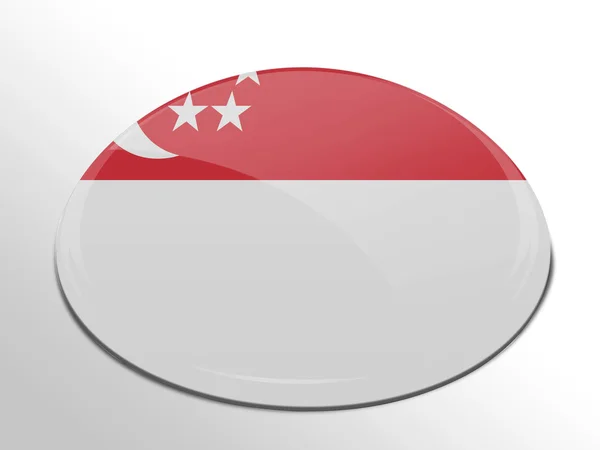 Bandeira de Singapura — Fotografia de Stock