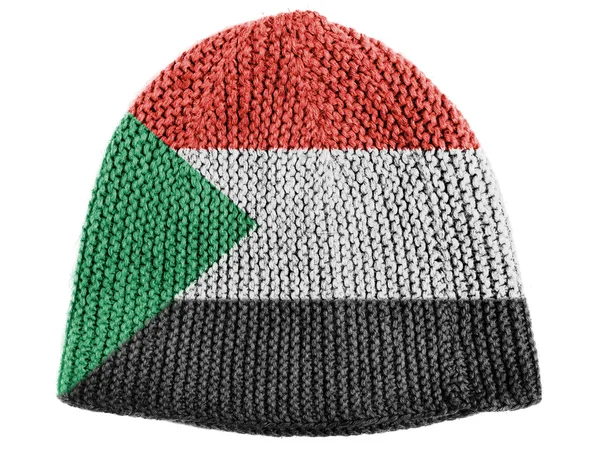 Die sudanesische Flagge — Stockfoto