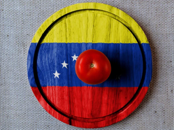 A venezuelai zászlót — Stock Fotó