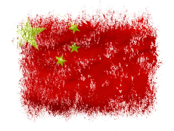 Çin bayrağı — Stok fotoğraf
