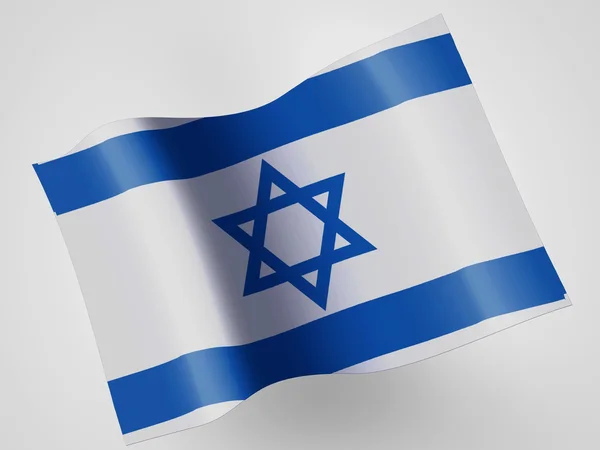 A bandeira israelita — Fotografia de Stock