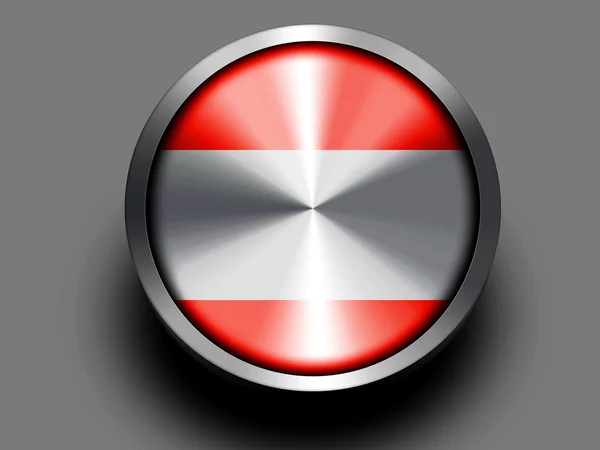 The Austrian flag — Stock Photo, Image