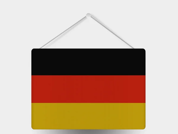 The German flag — Stock Photo, Image