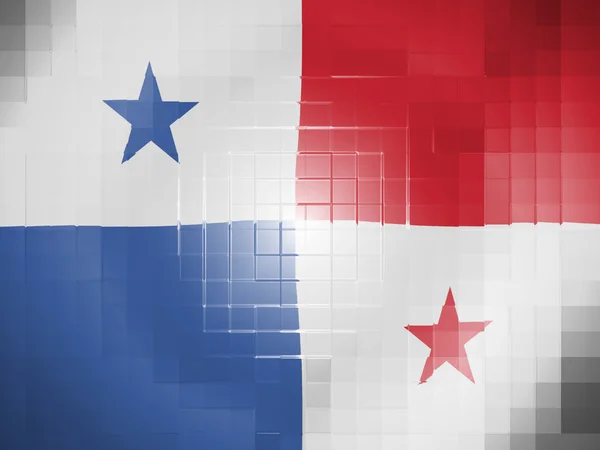 巴拿马国旗 — 图库照片