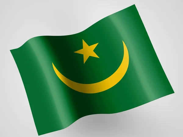 毛里求斯国旗 — 图库照片