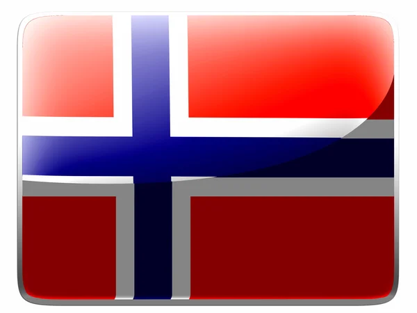 A bandeira norwegian — Fotografia de Stock