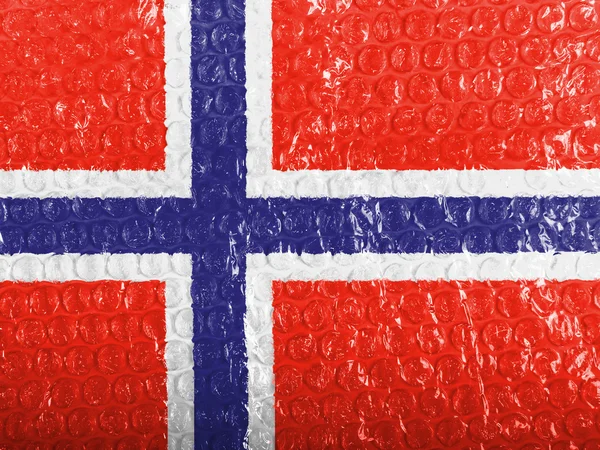 A bandeira norwegian — Fotografia de Stock