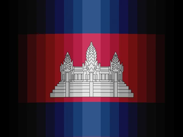 Bandiera Cambogia — Foto Stock