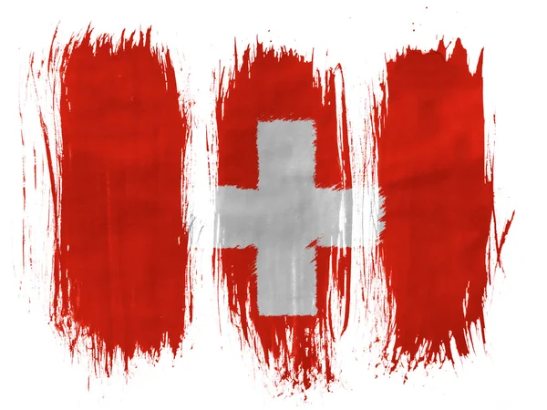 The Swiss flag — Stock Photo, Image