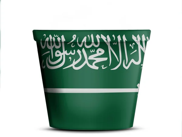 Bandeira da Arábia Saudita — Fotografia de Stock