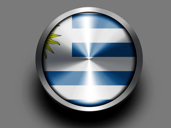 Uruguay flag — Stock Photo, Image