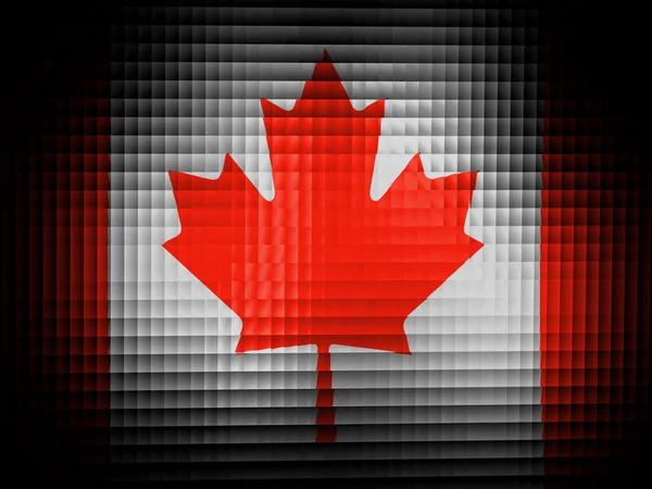 La bandera canadiense — Foto de Stock