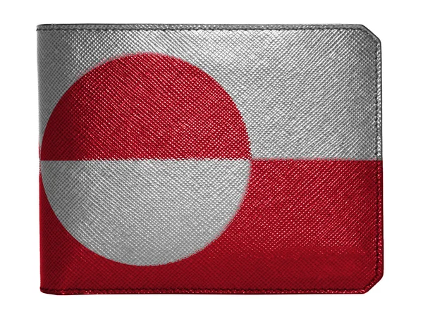 De vlag van Groenland — Stockfoto