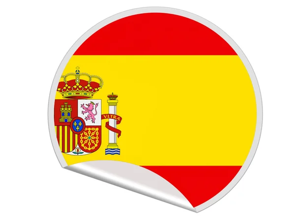La bandiera spagnola — Foto Stock