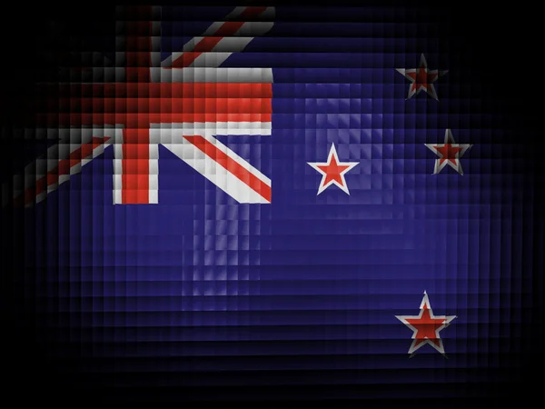 Nyzeeländsk flagg — Stockfoto