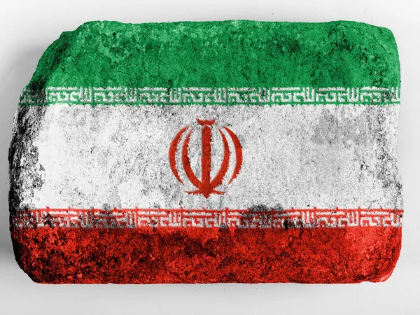 A bandeira iraniana — Fotografia de Stock