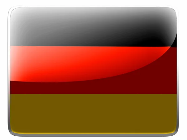 Die deutsche Fahne — Stockfoto