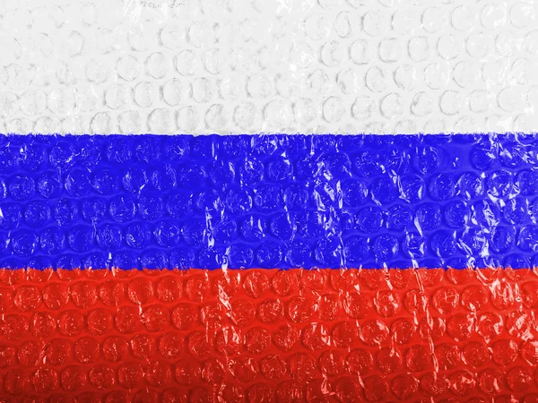 Den ryska flaggan — Stockfoto